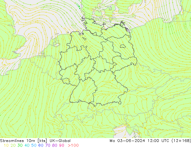 Streamlines 10m UK-Global Mo 03.06.2024 12 UTC