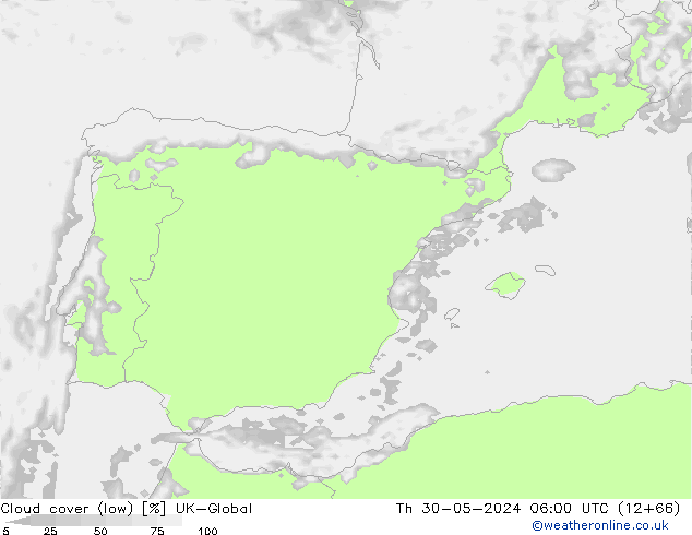 zachmurzenie (niskie) UK-Global czw. 30.05.2024 06 UTC