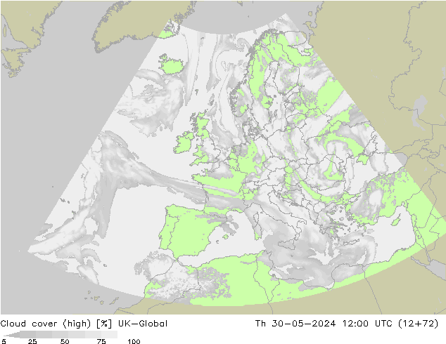 vysoký oblak UK-Global Čt 30.05.2024 12 UTC