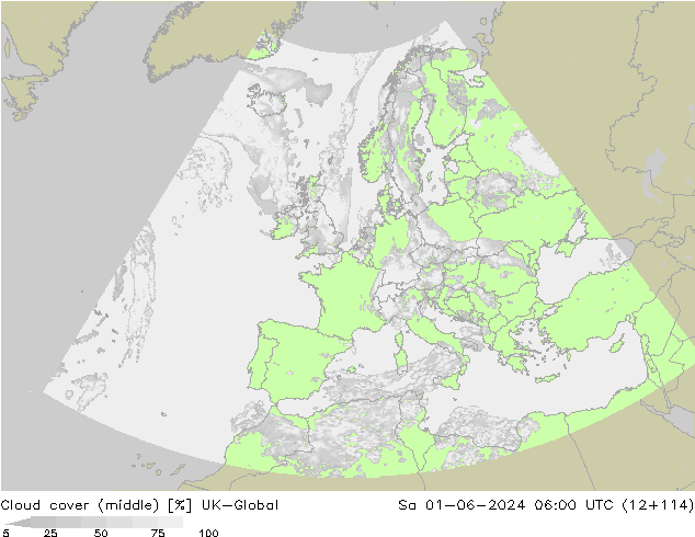 Bewolking (Middelb.) UK-Global za 01.06.2024 06 UTC