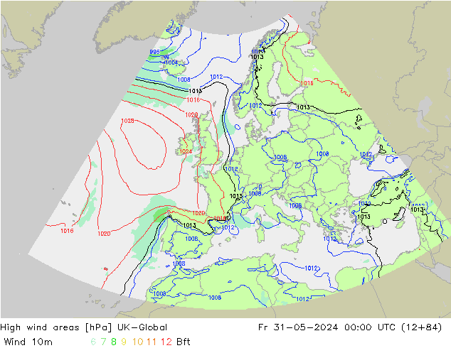 High wind areas UK-Global Sex 31.05.2024 00 UTC
