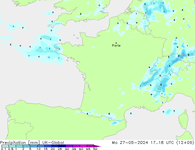 Niederschlag UK-Global Mo 27.05.2024 18 UTC