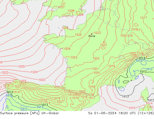 Yer basıncı UK-Global Cts 01.06.2024 18 UTC