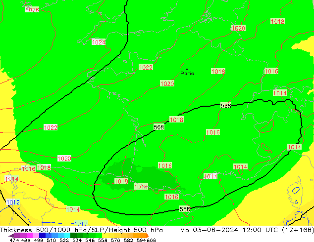 Schichtdicke 500-1000 hPa UK-Global Mo 03.06.2024 12 UTC