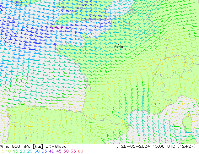  850 hPa UK-Global  28.05.2024 15 UTC