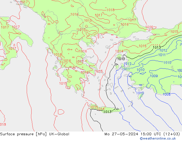 Yer basıncı UK-Global Pzt 27.05.2024 15 UTC