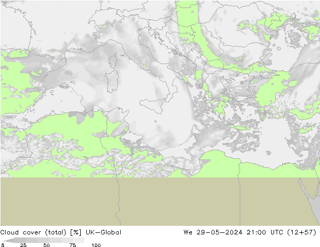 Bulutlar (toplam) UK-Global Çar 29.05.2024 21 UTC