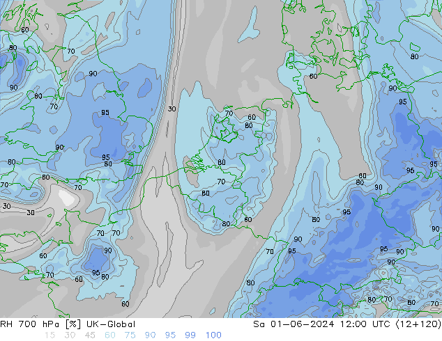 RH 700 hPa UK-Global Sa 01.06.2024 12 UTC