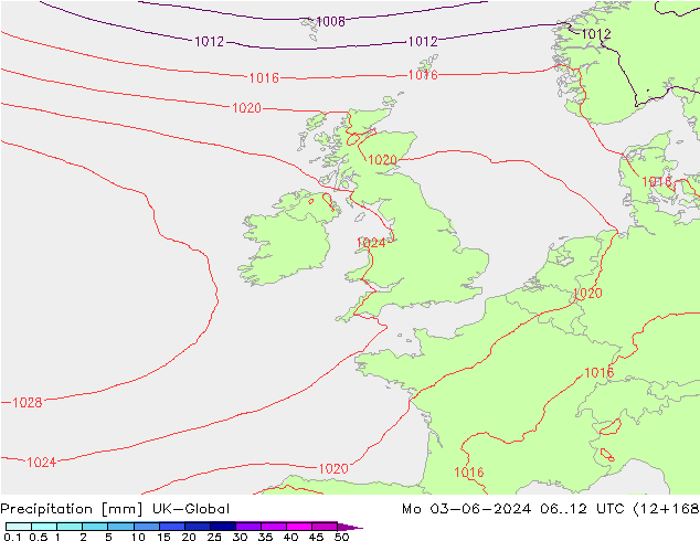 Srážky UK-Global Po 03.06.2024 12 UTC