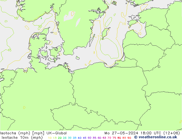 Isotachs (mph) UK-Global  27.05.2024 18 UTC