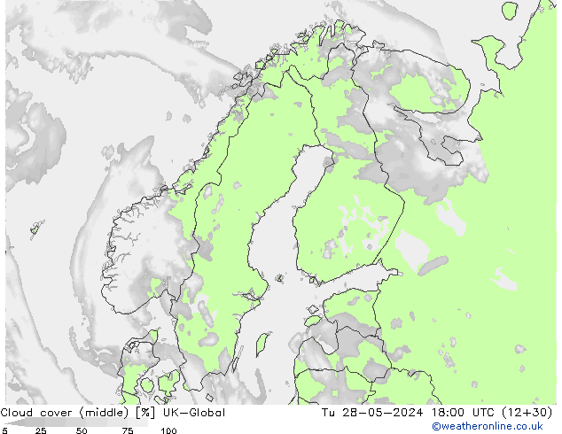 облака (средний) UK-Global вт 28.05.2024 18 UTC