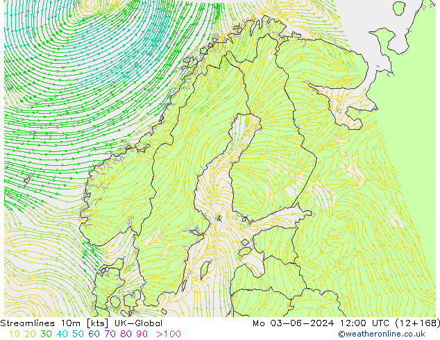 Streamlines 10m UK-Global Po 03.06.2024 12 UTC