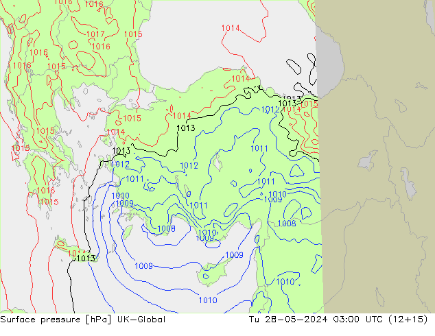 Luchtdruk (Grond) UK-Global di 28.05.2024 03 UTC