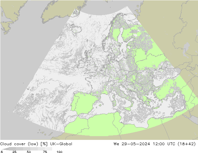 Wolken (tief) UK-Global Mi 29.05.2024 12 UTC