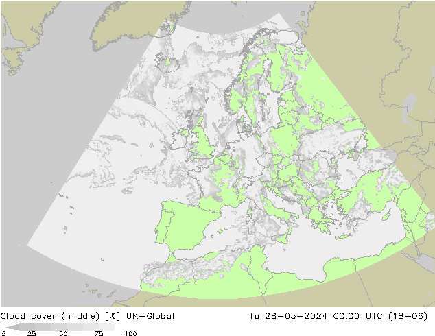 Nubes medias UK-Global mar 28.05.2024 00 UTC
