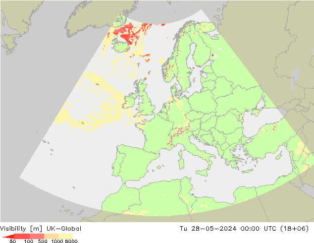 能见度 UK-Global 星期二 28.05.2024 00 UTC