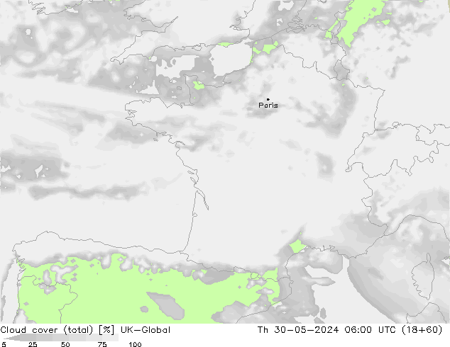 Bulutlar (toplam) UK-Global Per 30.05.2024 06 UTC