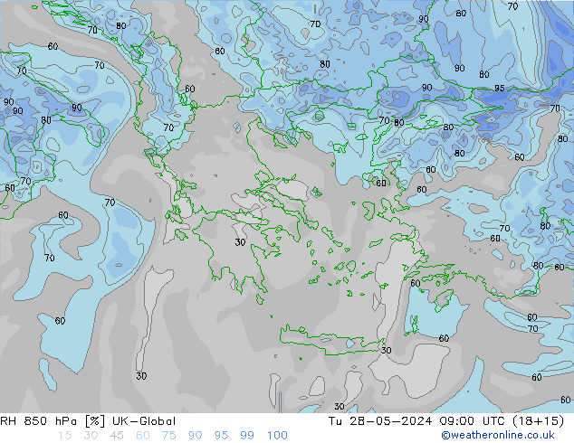 850 hPa Nispi Nem UK-Global Sa 28.05.2024 09 UTC