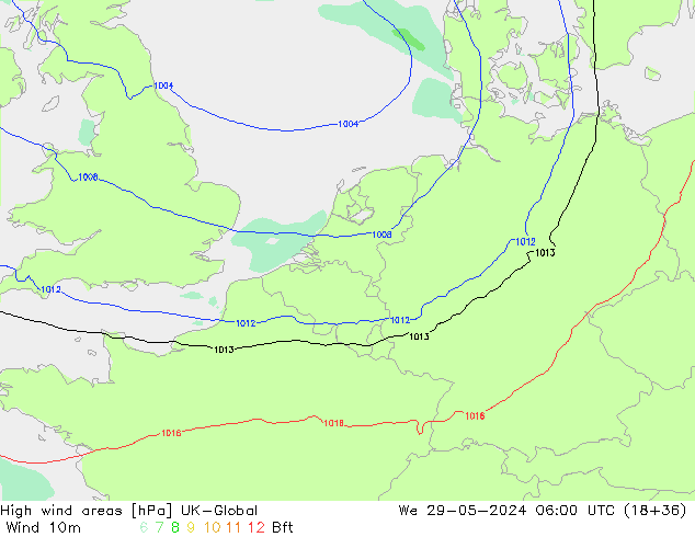 Windvelden UK-Global wo 29.05.2024 06 UTC