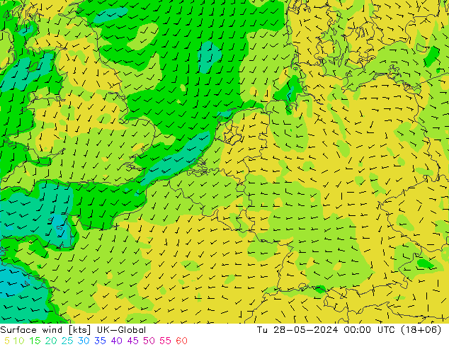 Bodenwind UK-Global Di 28.05.2024 00 UTC