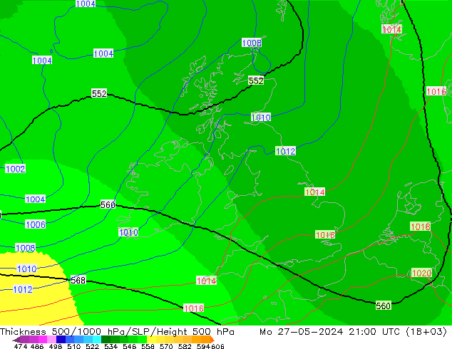 Thck 500-1000hPa UK-Global Seg 27.05.2024 21 UTC