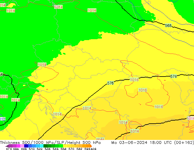 Thck 500-1000hPa UK-Global  03.06.2024 18 UTC