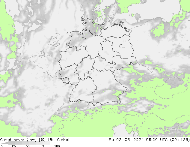 Wolken (tief) UK-Global So 02.06.2024 06 UTC