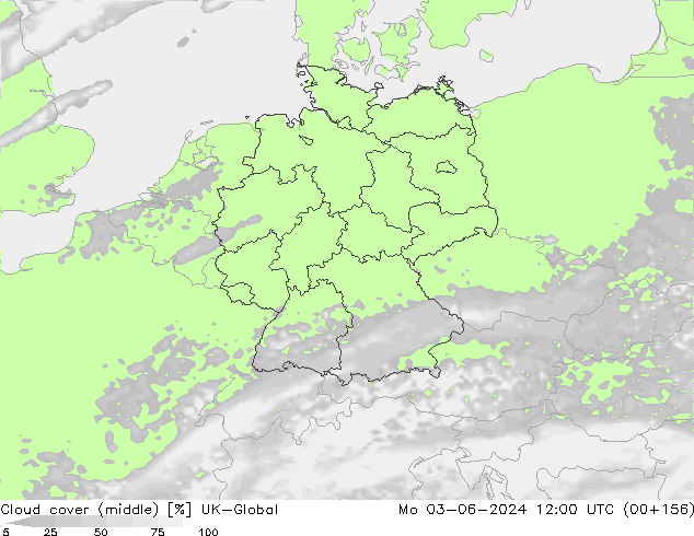 Wolken (mittel) UK-Global Mo 03.06.2024 12 UTC