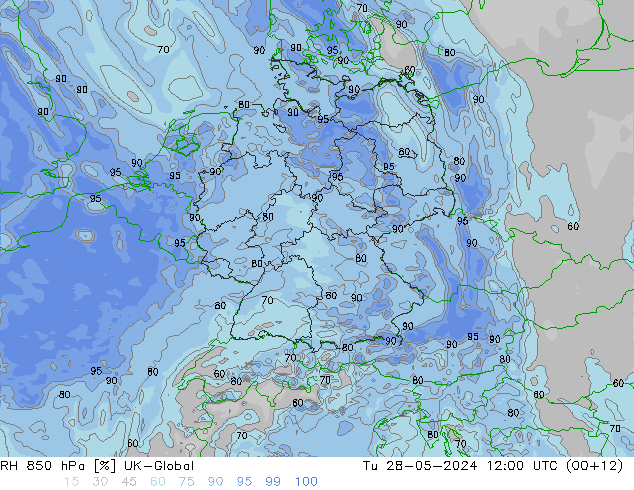 RV 850 hPa UK-Global di 28.05.2024 12 UTC