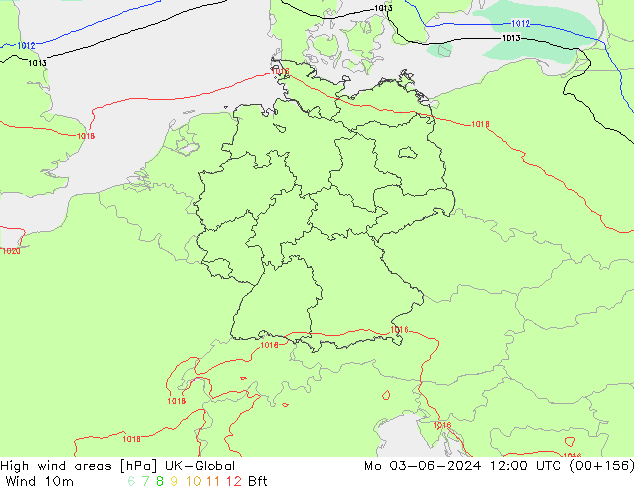 High wind areas UK-Global  03.06.2024 12 UTC