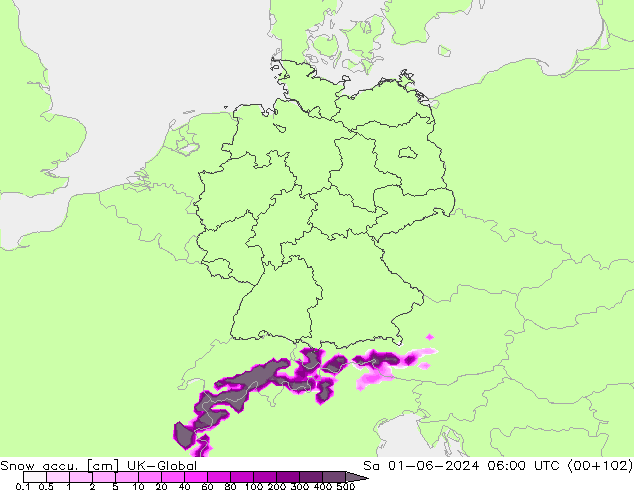 Snow accu. UK-Global Sa 01.06.2024 06 UTC