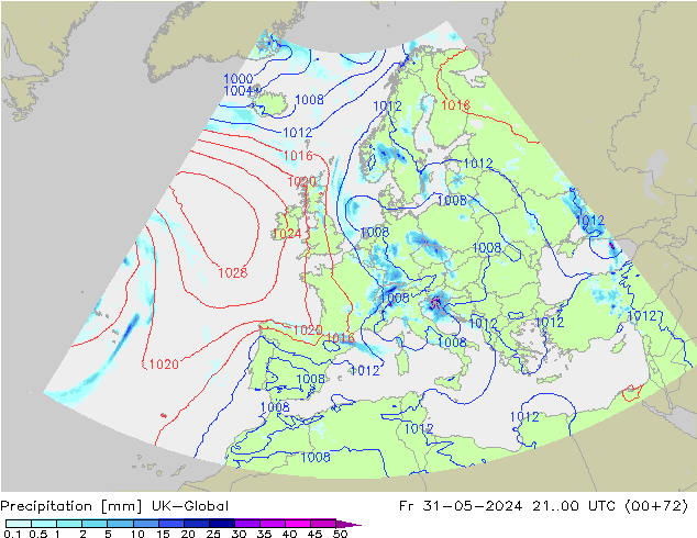 осадки UK-Global пт 31.05.2024 00 UTC