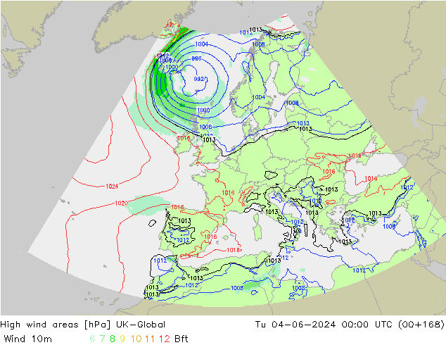 High wind areas UK-Global Tu 04.06.2024 00 UTC