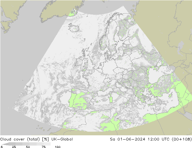 Wolken (gesamt) UK-Global Sa 01.06.2024 12 UTC