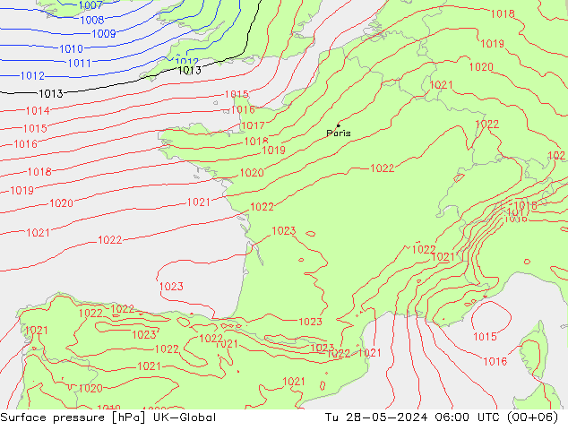 Bodendruck UK-Global Di 28.05.2024 06 UTC