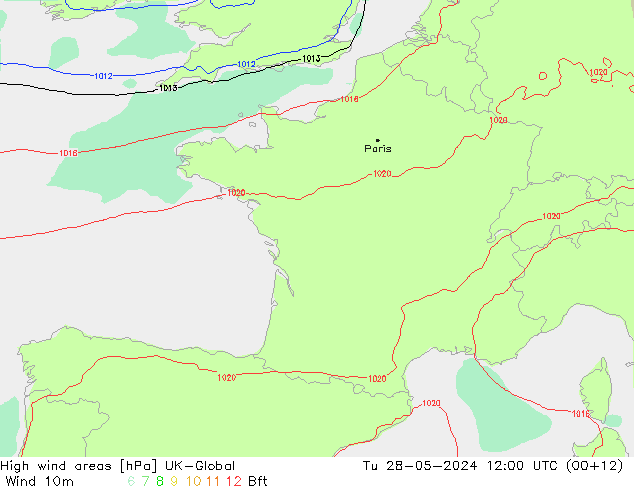 yüksek rüzgarlı alanlar UK-Global Sa 28.05.2024 12 UTC