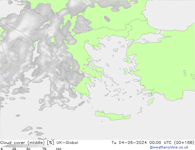 oblačnosti uprostřed UK-Global Út 04.06.2024 00 UTC