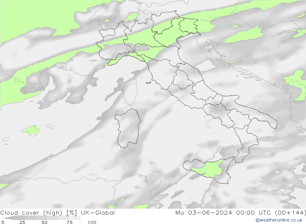 Nubes altas UK-Global lun 03.06.2024 00 UTC