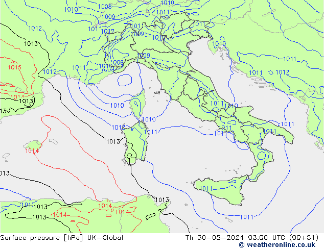 pressão do solo UK-Global Qui 30.05.2024 03 UTC