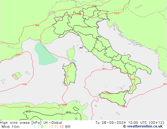 High wind areas UK-Global mar 28.05.2024 12 UTC