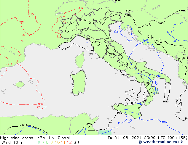 High wind areas UK-Global Tu 04.06.2024 00 UTC