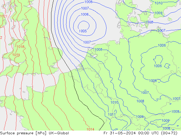 Yer basıncı UK-Global Cu 31.05.2024 00 UTC