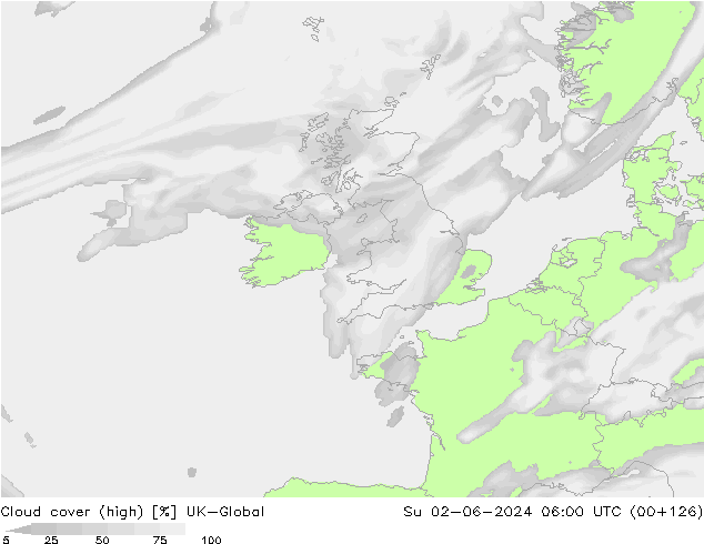 Nuages (élevé) UK-Global dim 02.06.2024 06 UTC