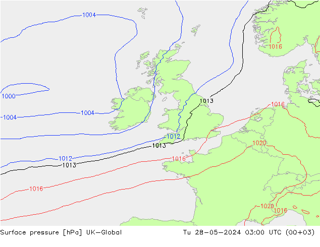 Luchtdruk (Grond) UK-Global di 28.05.2024 03 UTC