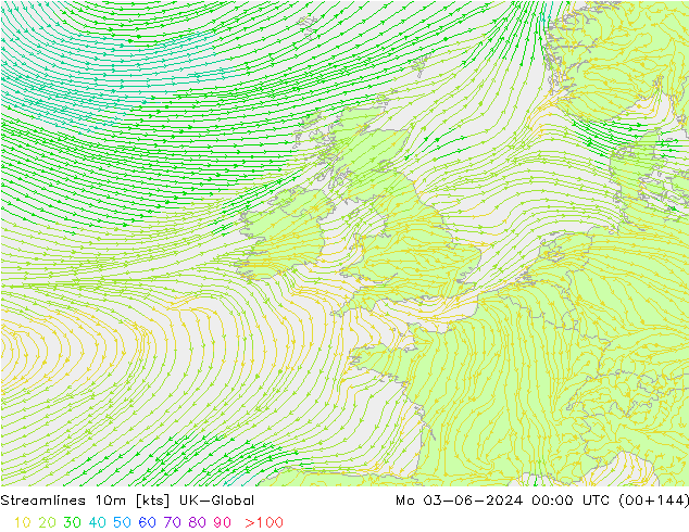 ветер 10m UK-Global пн 03.06.2024 00 UTC