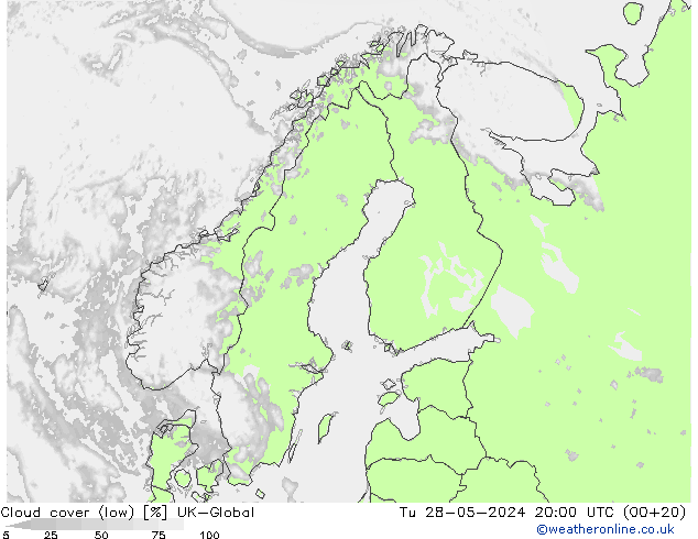 云 (低) UK-Global 星期二 28.05.2024 20 UTC