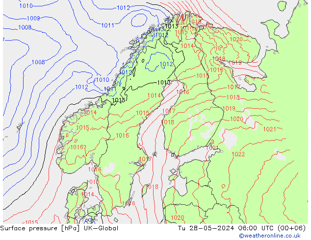 pressão do solo UK-Global Ter 28.05.2024 06 UTC