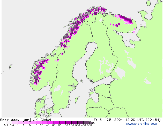 Snow accu. UK-Global  31.05.2024 12 UTC