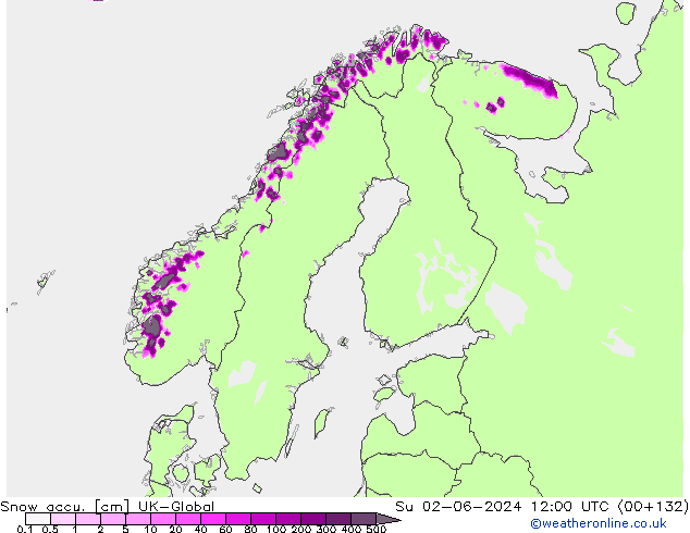 Snow accu. UK-Global Su 02.06.2024 12 UTC