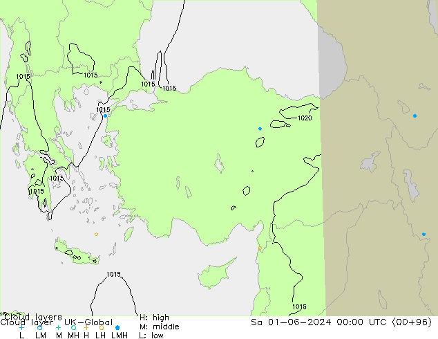 Wolkenlagen UK-Global za 01.06.2024 00 UTC